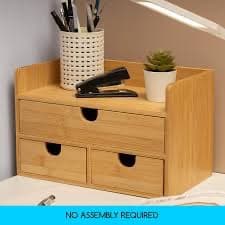Bamboo Desk Organizer