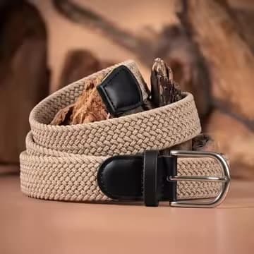 Woven Leather Belt